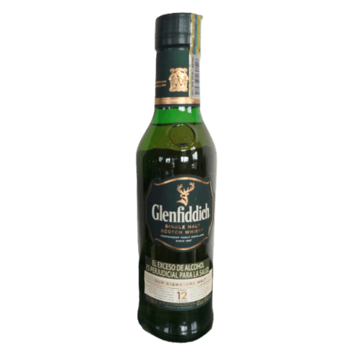 Whisky Glenfiddich 12 Botella 350ml